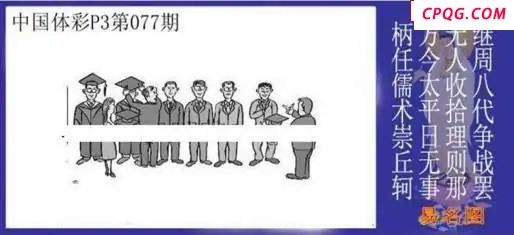 体彩P32025年077期 易名图