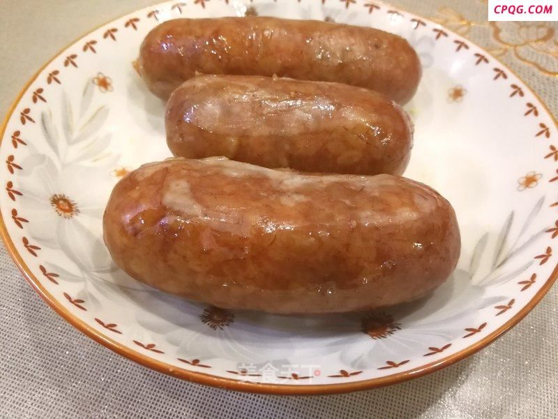 糯米肉肠的做法