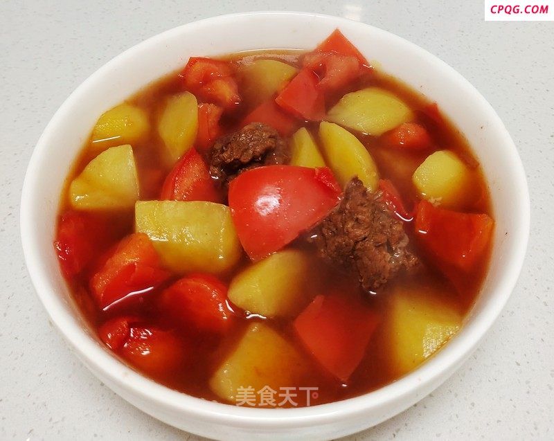 土豆西红柿炖牛肉的做法