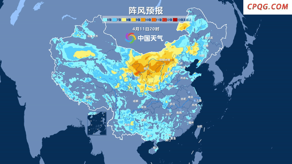 全国超半数省份被强风影响