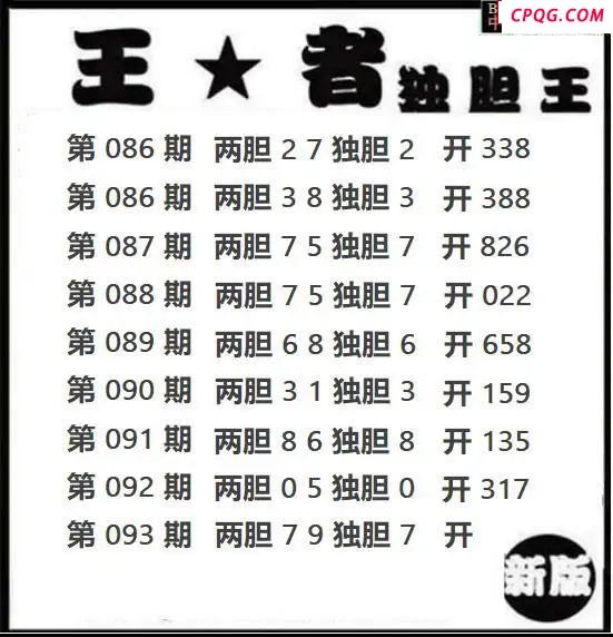 王者独胆2025093期3d图谜