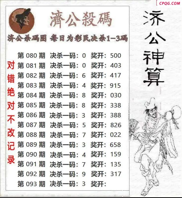 济公神算2025093期3d图谜