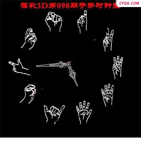 手势时钟图2025098期福彩3d图谜           