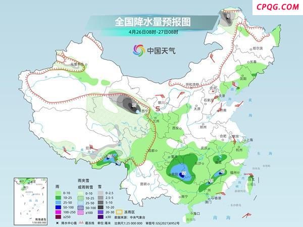 明起南方新一轮“解渴”雨来袭 江南雨势猛烈