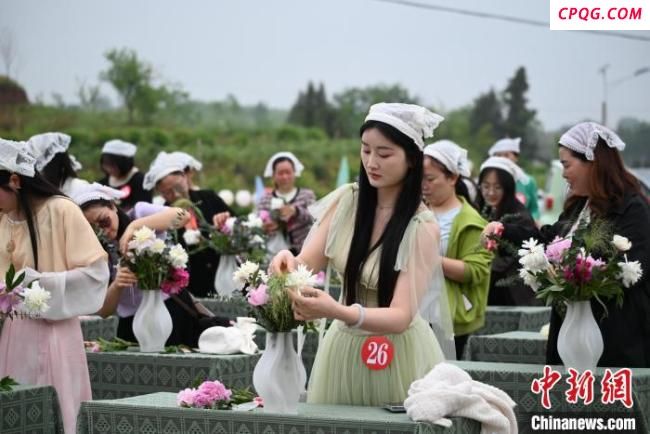 探访“重庆芍药第一村” 花经济繁荣景象