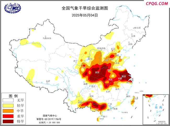 中央气象台再发气象干旱预警