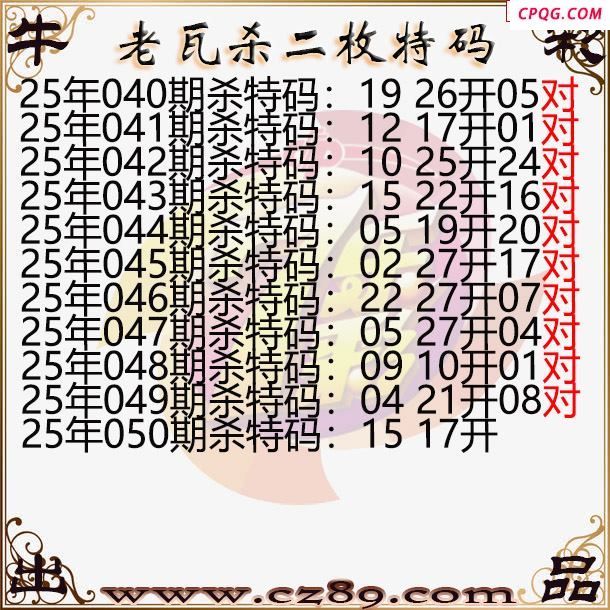 七乐彩2025050期老瓦杀特码图谜