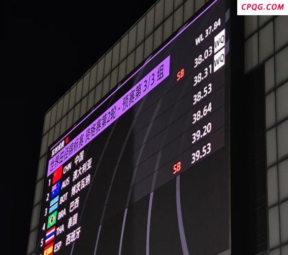 谢震业祝贺中国接力队晋级世锦赛 小将风采闪耀赛场
