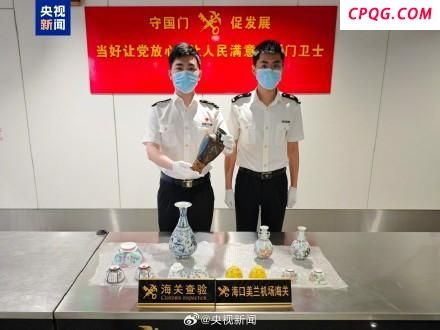 出境旅客行李藏文物被查
