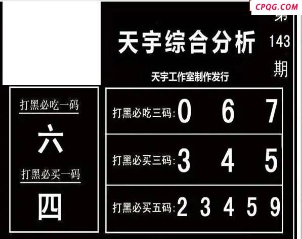 天宇多字和值谜2025143期3d图谜 
