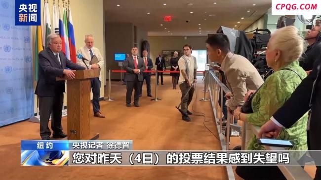 古特雷斯谈坚持“两国方案”