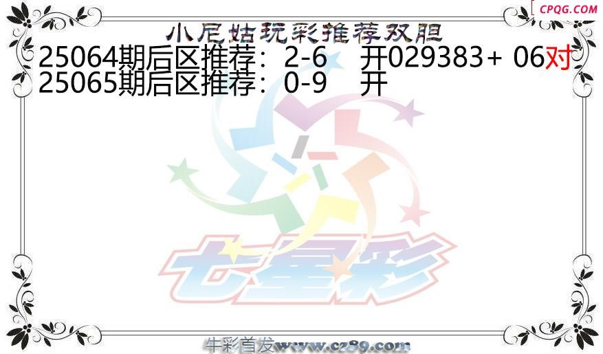 七星彩2025065期小尼姑玩彩双胆图谜