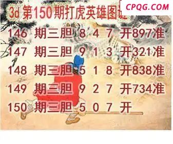 打虎英雄图2025150期3d图谜   