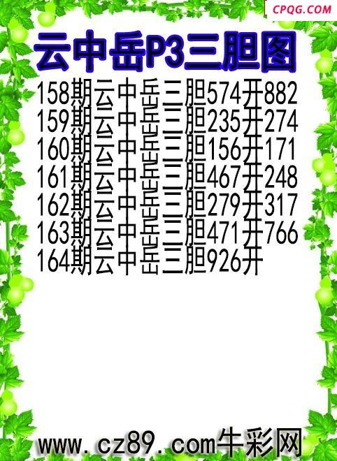25年164期云中岳P3三胆图