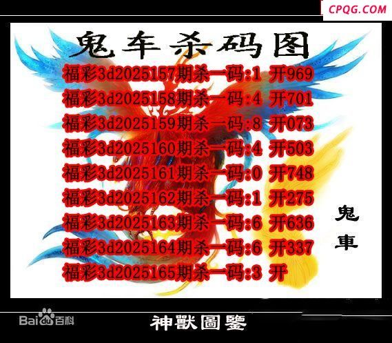 鬼车杀码2025165期3d图谜（原创）