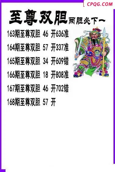 至尊双胆2025168期3d图谜