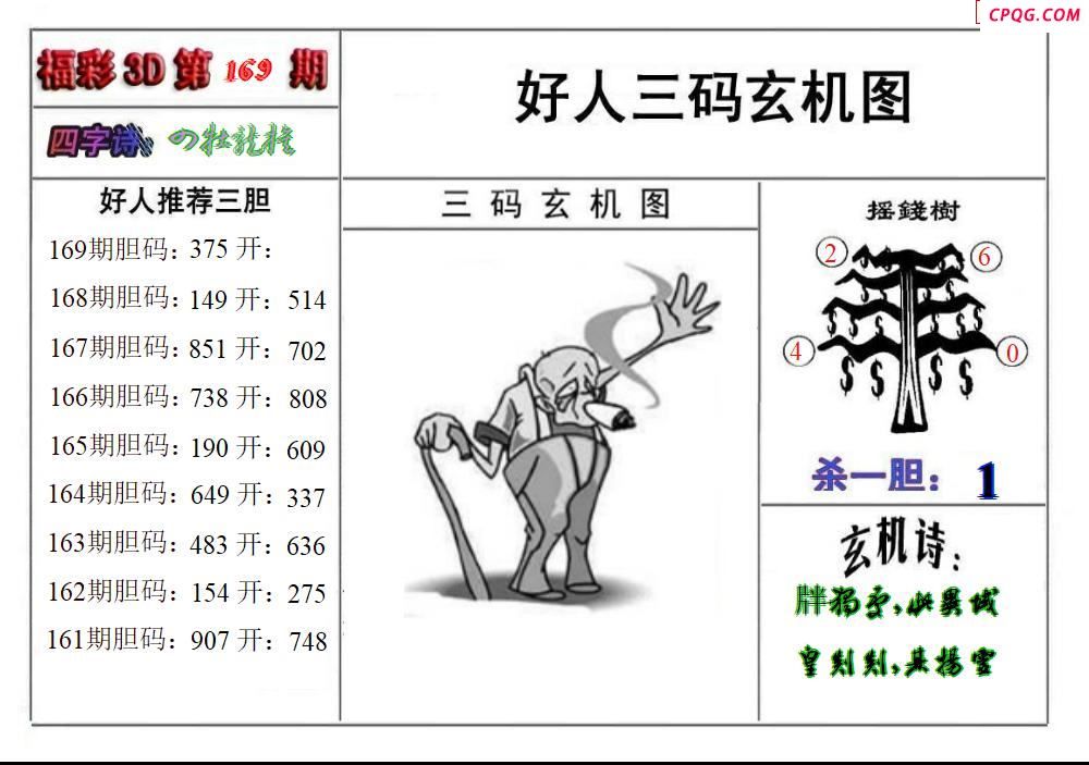好人玄机图2025169期3d图谜