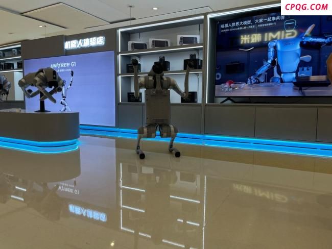 宇树科技河南首店开业 机器狗亮相引关注