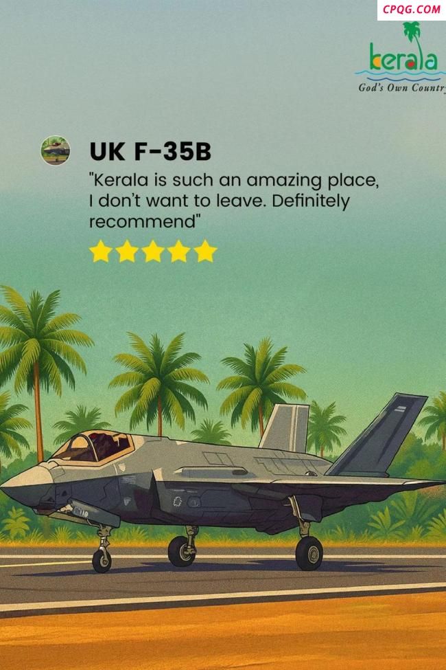 英F-35战机滞留印度成旅游形象大使