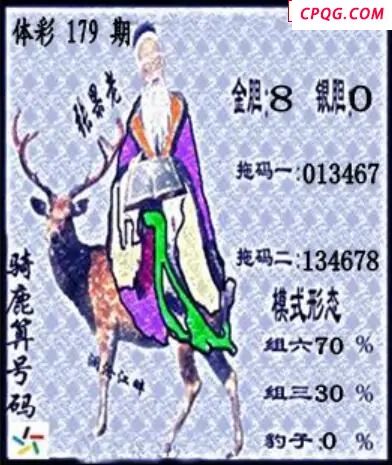 25年体彩P3179期 茶城沧江图谜