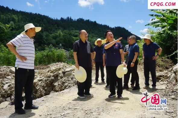 湘西州政协到大安乡调研灾后重建和乡村振兴工作