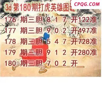 打虎英雄图2025180期3d图谜