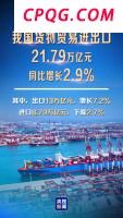 海关总署：上半年我国货物贸易进出口同比增长2.9%