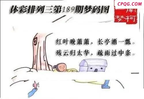 体彩P32025年189期 梦码图