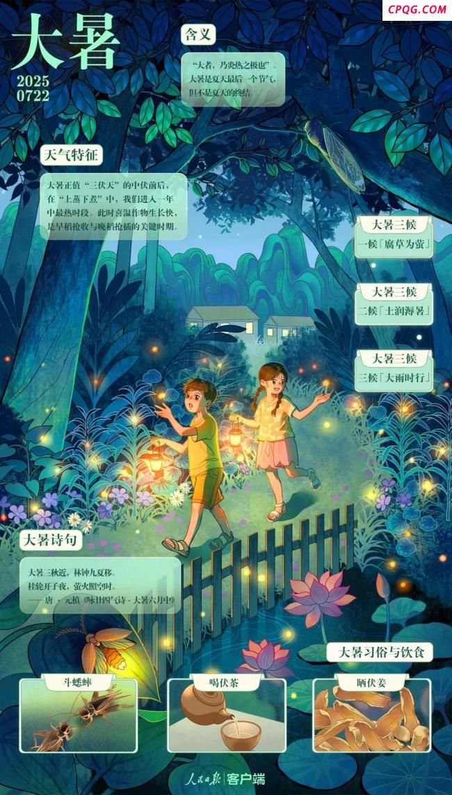 今日大暑夏天的最后一个节气 万物蓬勃生长