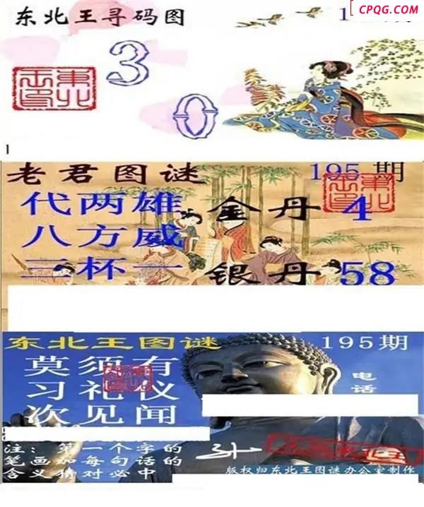 东北王寻码图2025195期3d图谜