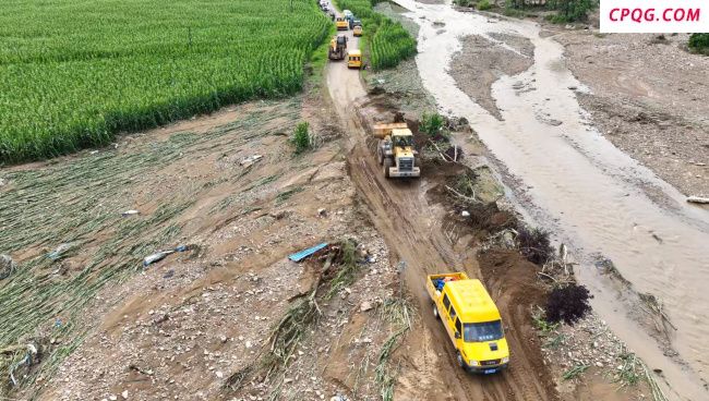 吉林集安受水灾失联村道路已全抢通