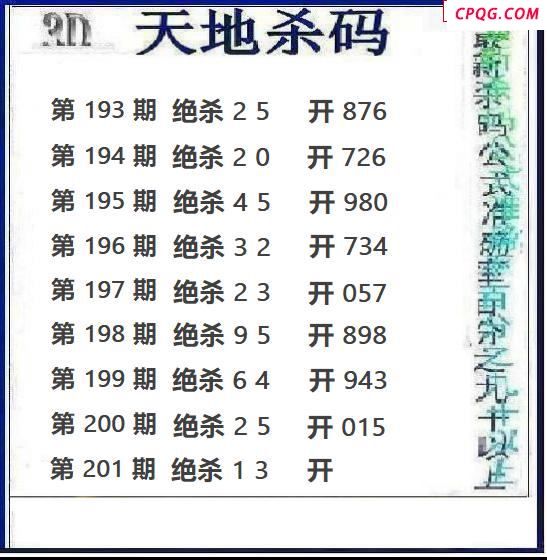 天地绝杀2025201期3d图谜