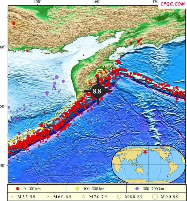 俄8.8级地震将对中国造成灾害性影响