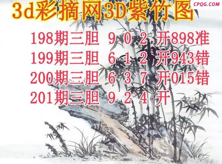 紫竹三胆2025201期3d图谜