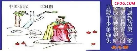 体彩P32045年204期 易名图