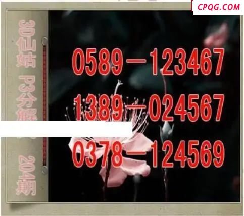 仙姑分解式25年204期体彩P3图谜