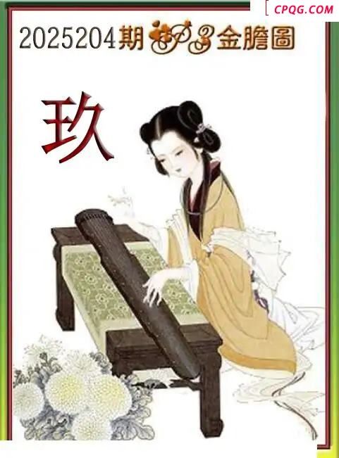 体彩P32045204期 天吉金胆系列图