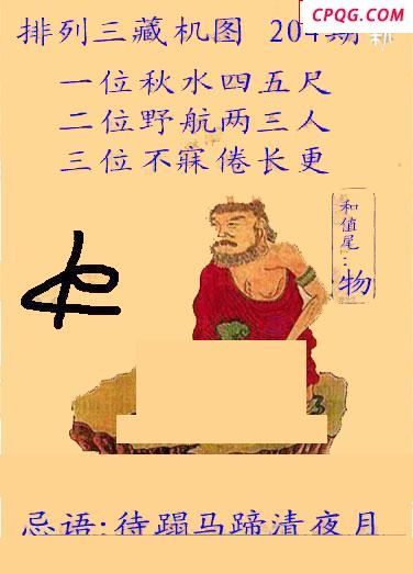 新版藏机图25年204期体彩p3图谜