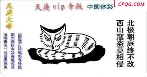 体彩P32045年205期 天庚大帝图谜