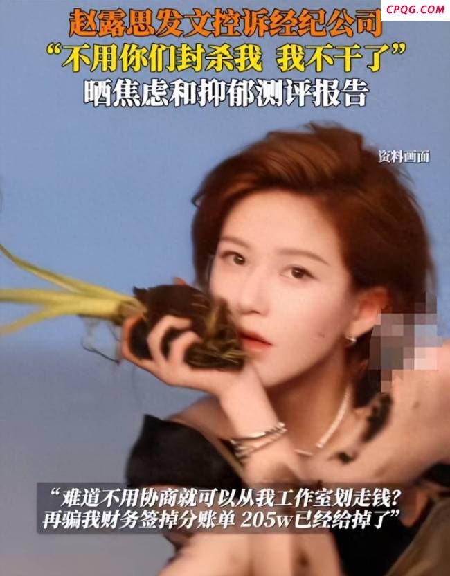 博主：赵露思不体面内娱就体面了