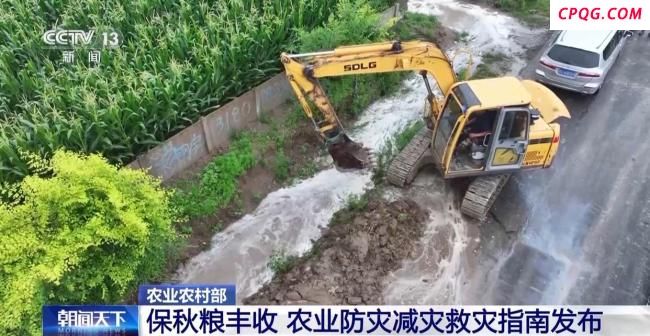 农业防灾减灾救灾指南发布 多措并举保秋粮丰收