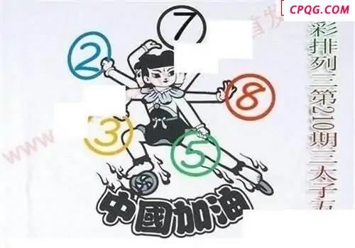 体彩P32025年210期 三太子五环图