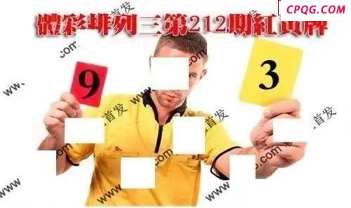 体彩P32025年212期 红黄牌图谜