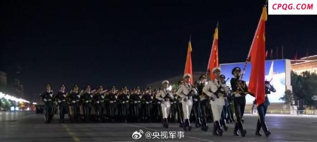 纪念抗战胜利80周年大会演练画面