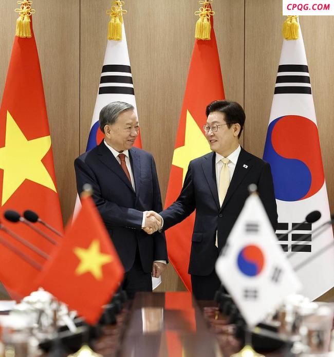 韩国总统会见越共中央总书记