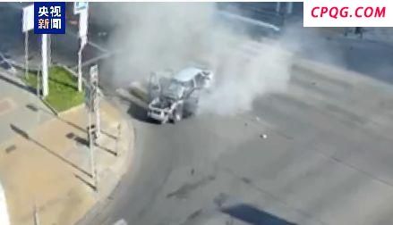 俄多地遭无人机袭击发生强烈爆炸