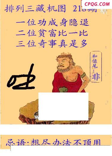 新版藏机图25年218期体彩p3图谜
