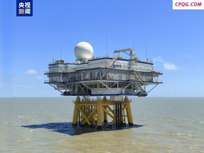 我国首个搭载气象雷达的海上升压站完成安装