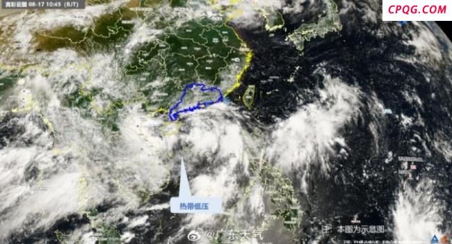 预计广东等地部分地区有大暴雨 热带低压来袭引发强对流天气