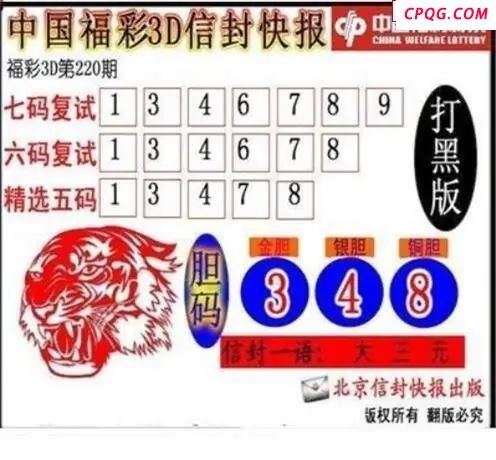 信封快报2025220期3d图谜